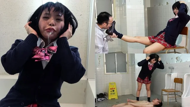 CFNM Dirty Shoes Licking Spitting Fap Watching Sadistic College Girl's Daily