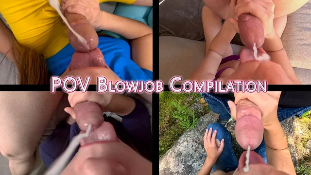FPOV Blowjob Cumshot COMPILATION - PART 2 - SO MUCH CUM