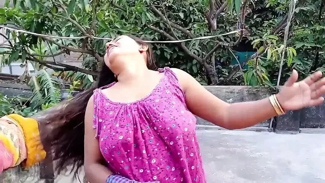 Indian Desi threesom gangbang hardcore sex video