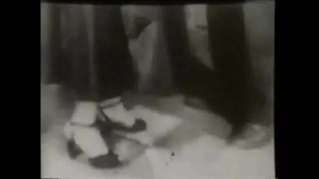 Hot Blonde MILF Sucks and Fucks a Big Vintage Cock black and White Porn