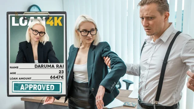 LOAN4K Slutty Daruma Rai is starting her business with hard anal fuck with loan manager