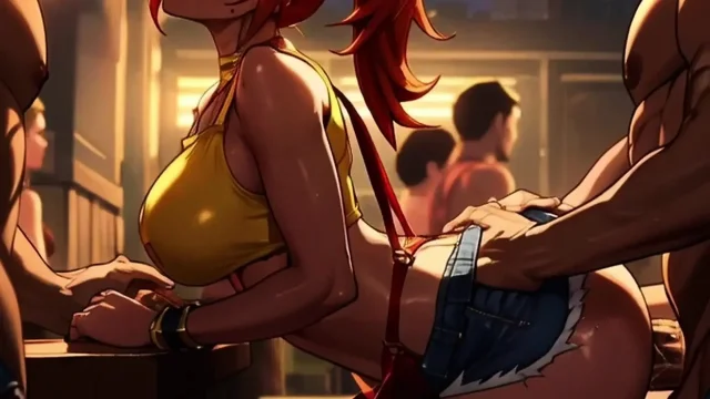 Redheaded Nerd Misty Gets BBC'd In A Mosh Pit