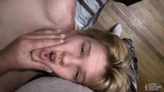 Virgin hottie paying his dues bareback