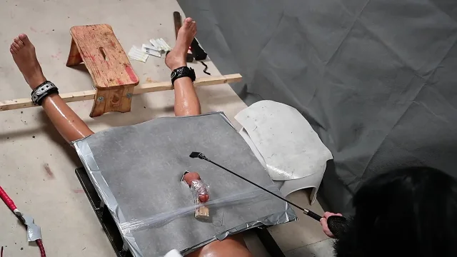 CBT on the cockboard with femboy Lucy
