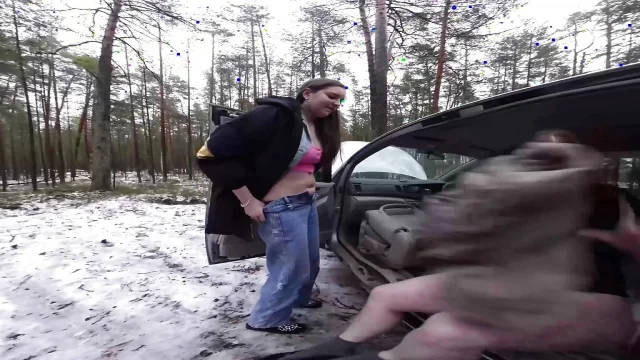 Outdoor on Snow with Vika Lita