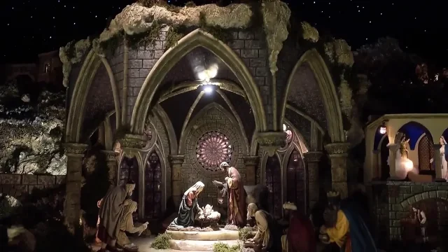 Angels celebrating Christmas