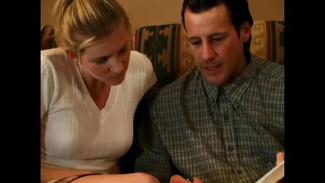 A Hot Young Blonde Who Prefers Mature Cock Inside Her