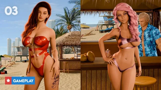 EP3 Getting to Know Nikki and Veronika - Grand Tits Adventure Gameplay
