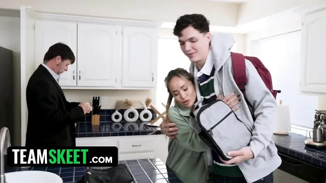 If You Don't Tell Your Dad I Fucked the Neighbour I'll Let You Cover My Face With Your Cum
