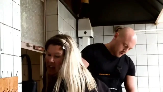 Huge boobs blonde milf loves young cock in pussy in mouth