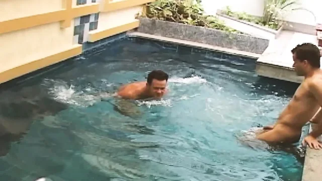 Jacuzzi Guys Scene 4 Muscular Friends Want to Finish the Bath by Having Sex Together