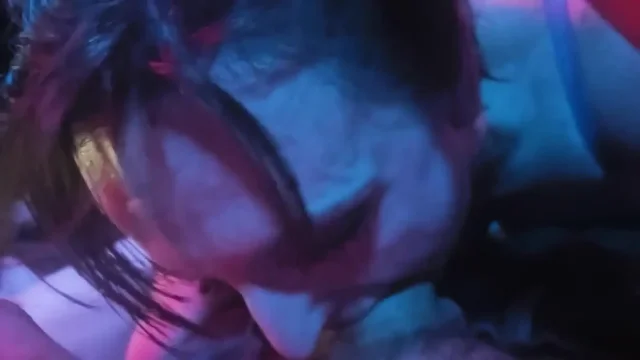 Delilah Gets Mouth Fucked by 2