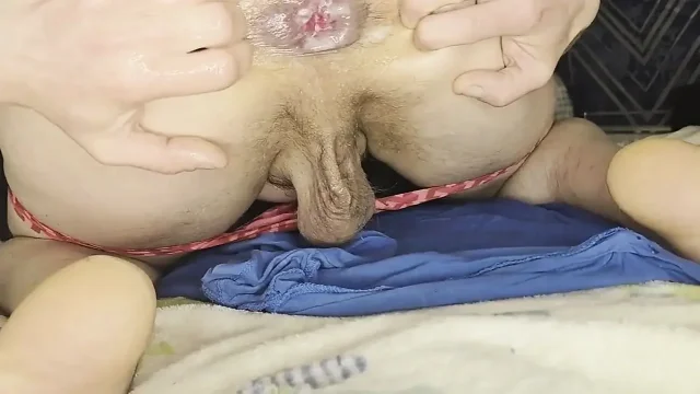 Anal Hard Fingering Open and Fist Ass Cum on Fee