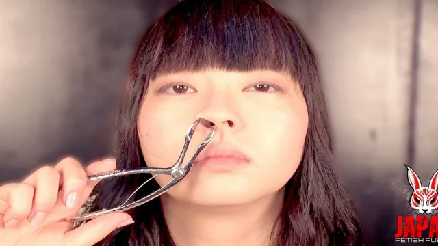 Himeka Takahoshi Digs and Licks Her Snot on Fixed Cam