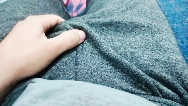 Bad teen hot boy playing with his dick