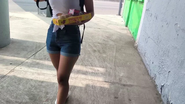 How old is she Street Vendor Ends Up in a Hotel with a Stranger Real and Homemade