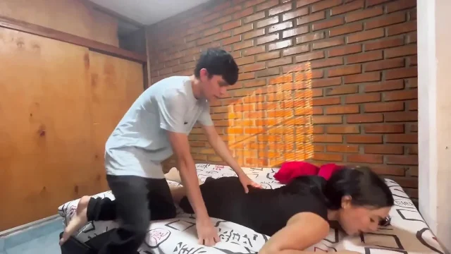 My Neighbor Ramon Came to Give Me a Relaxing Massage and He Happily Inserted His