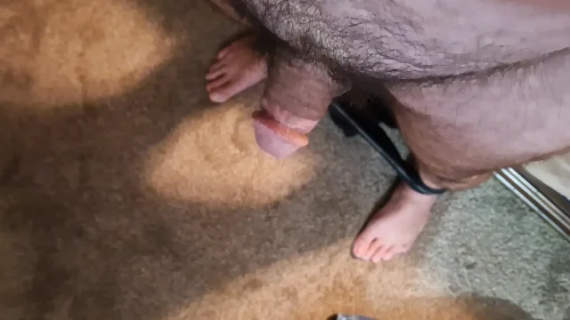 Showing my wet balls ass and soles then jerking off and cumming