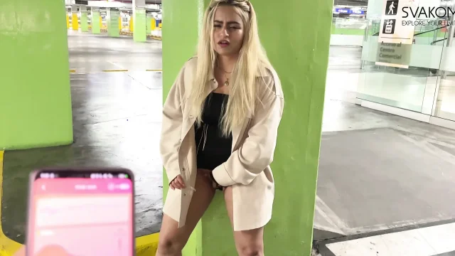 Anal Let Them Control My Svakom Jordan Toy Squirt in Parking Lot