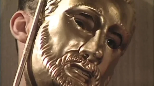 Silvia Lancome and Two Masked Men Threesome in the Brothel