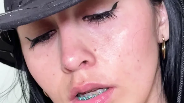 Playful cowgirl has fun with a white cock and masturbates until she cums all over