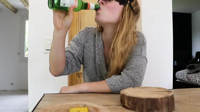 She's going to fuck her boyfriend's best friend In the toilets of the bar