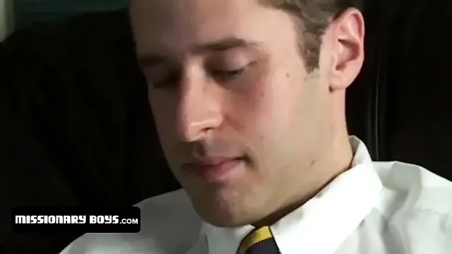 Missionary boy elder Chamberlain jerks off on camera