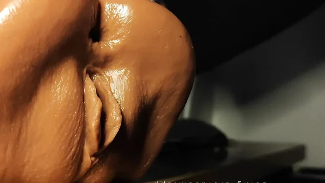 Hot new live closeup penetration of my ultra realistic pussy with tons of slippery lube