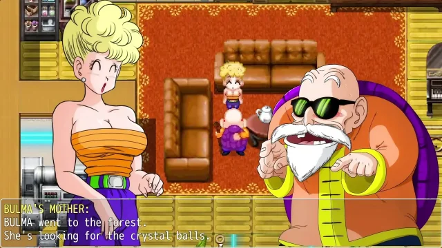 Kame Paradise - Roshi Fucking Panchy at Bulma's House