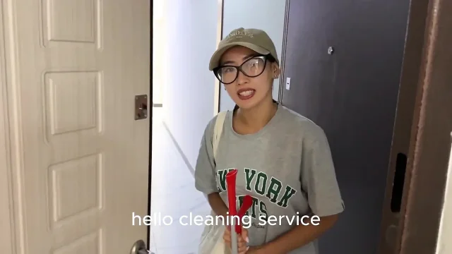 Hired a Maid to Clean the Apartment but in the End He Fucked Her