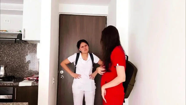 Nurse Fetish Between Lesbians Eating Pussy