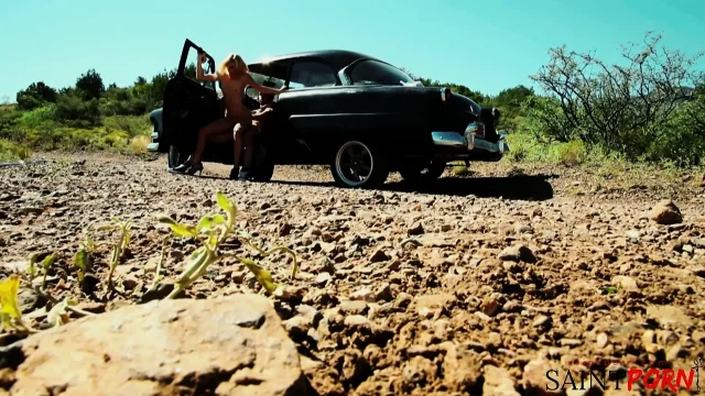 Monique Alexander Gets a Pussy Pounding in a Vintage Muscle Car