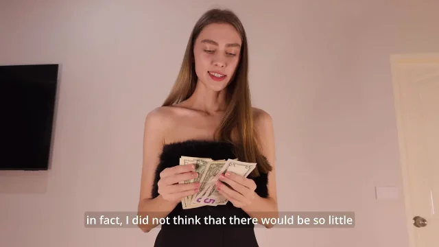 The slut gave me a discount because she liked the dick