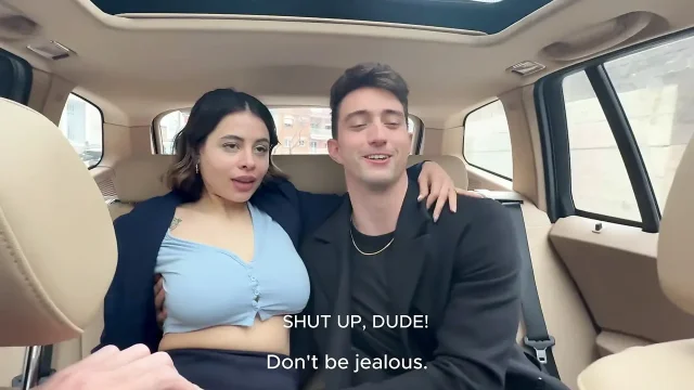 Unexpected Threesome While Working at Uber