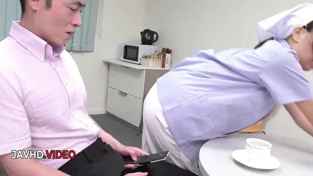 Steamy Asian Nurse Amazes With Two Hot Blow Jobs For Lucky Men