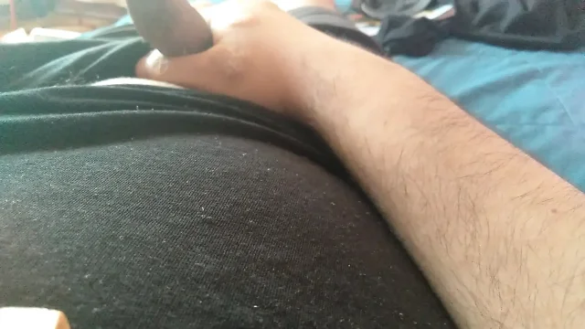 strong guy likes to have his monster cock shown