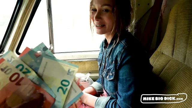 MikeBigDick This bitch with braces will do anything for money