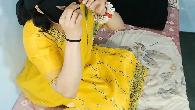 Newly Married Couple Having Sex In Home