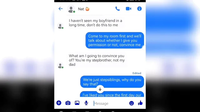 Hot chat with my horny little stepsister WITH A HAPPY ENDING My favorite
