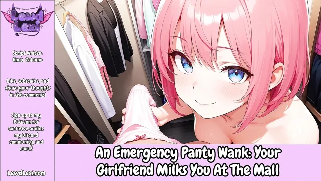 An Emergency Panty-Wank Your GF Milks You at the Mall