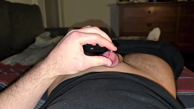 Hot daddy with swollen bulge tries to relax it ends wild - PhantomGentX