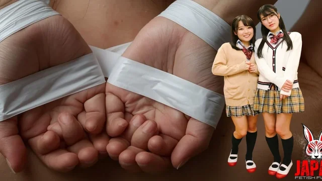 Bound Wrists Tongue on Stiff Nipples a Wetting Accident Under Her College Skirt
