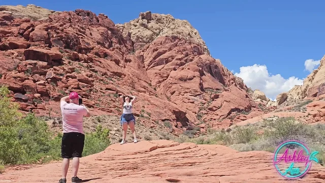 Behind the Scenes Photo Shoot - Ashley at Red Rock Canyon