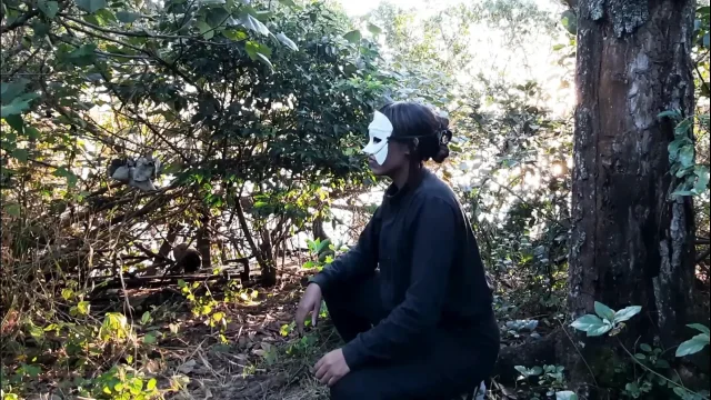 Wow she took me in the woods to eat my ass
