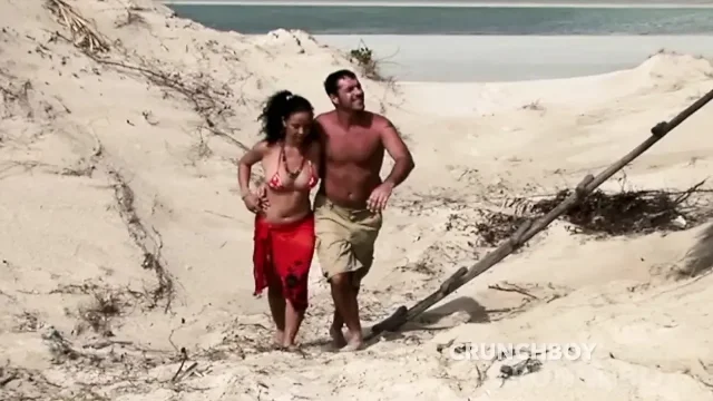 two friends fucking in double penetration a girl by anal