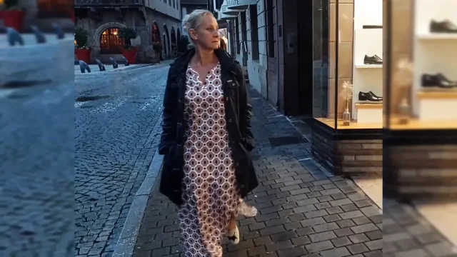 Amateur Blonde Mature Wife Enjoys Naked Sex