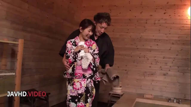 Seductive Japanese Woman Heats Up Sauna with Steamy Creampie Action