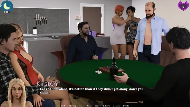 Hard Days Unfaithful Wives Having Argument in Front the Dick About Who Is Going