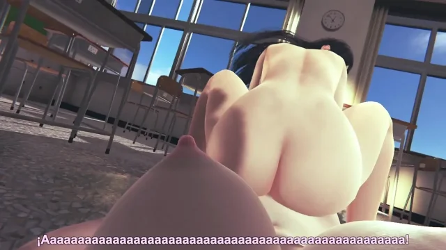 Two schoolgirls have sex with their futanari friend with HUGE penis Lots of