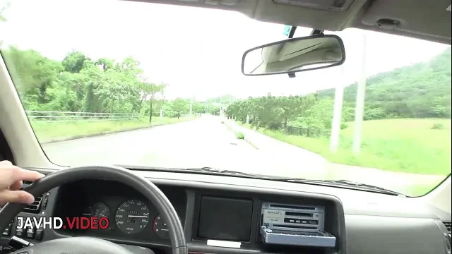 Sexy Road Trip Pleasure Hot Asian Teen Gives Jaw-Dropping Blowjob Action